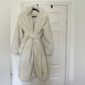 H&M long fur coat